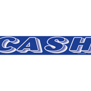 Cash White on Blue (EC-342)