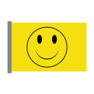 Smiley Window Flag (WF-007)