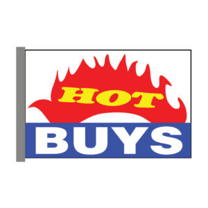 Hot Buys Window Flag (WF-020)
