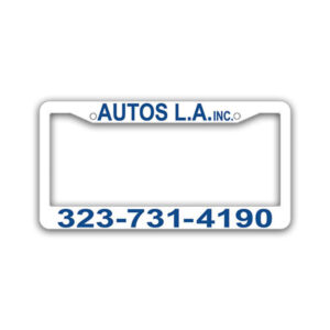 Plastic Raised Letter Plate Frame (EC-FR101)